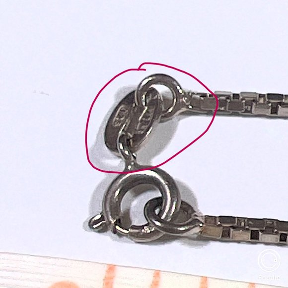 VINTAGE Lucky Kissing Elephants Necklace 925 Silver - Chain 17" Inch Included - Picture 7 of 12